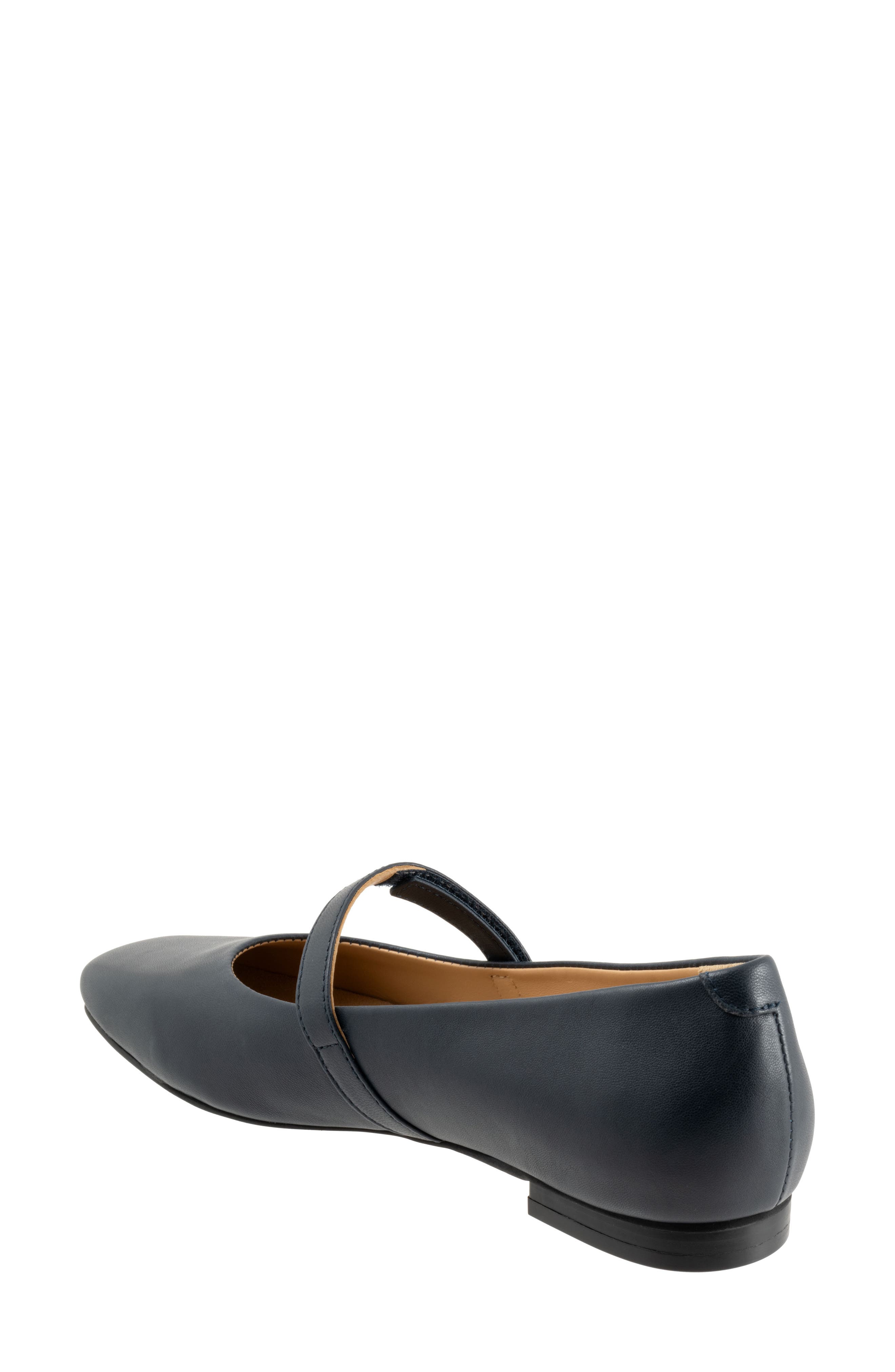 Hazel Mary Jane Flat, Alternate, color, NAVY