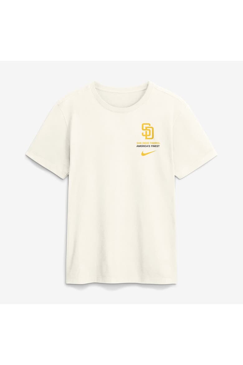 Men's Nike Cream San Diego Padres Primetime 2-Hit T-Shirt, Alternate, color, Cream