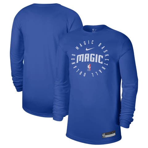 Men's Nike Blue Orlando Magic 2024/25 Legend On-Court Practice Long Sleeve T-Shirt