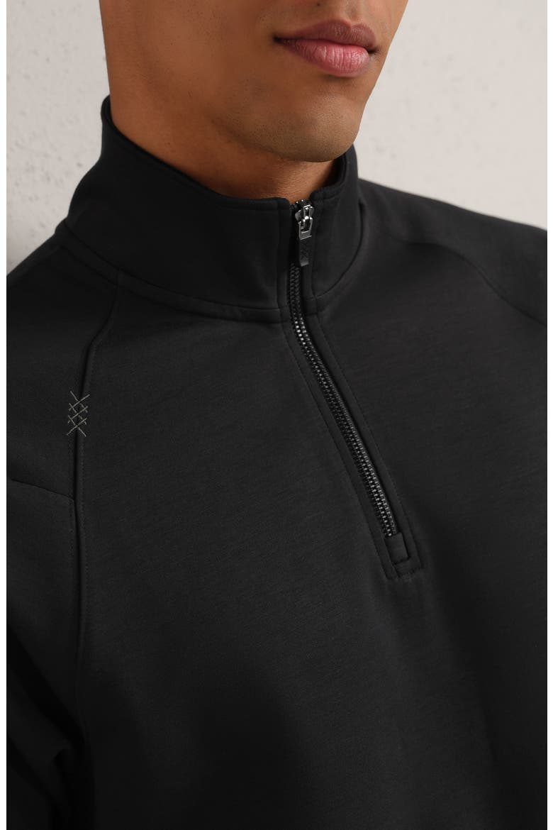 Dreamstate Quarter Zip Pullover, Alternate, color, PURE BLACK