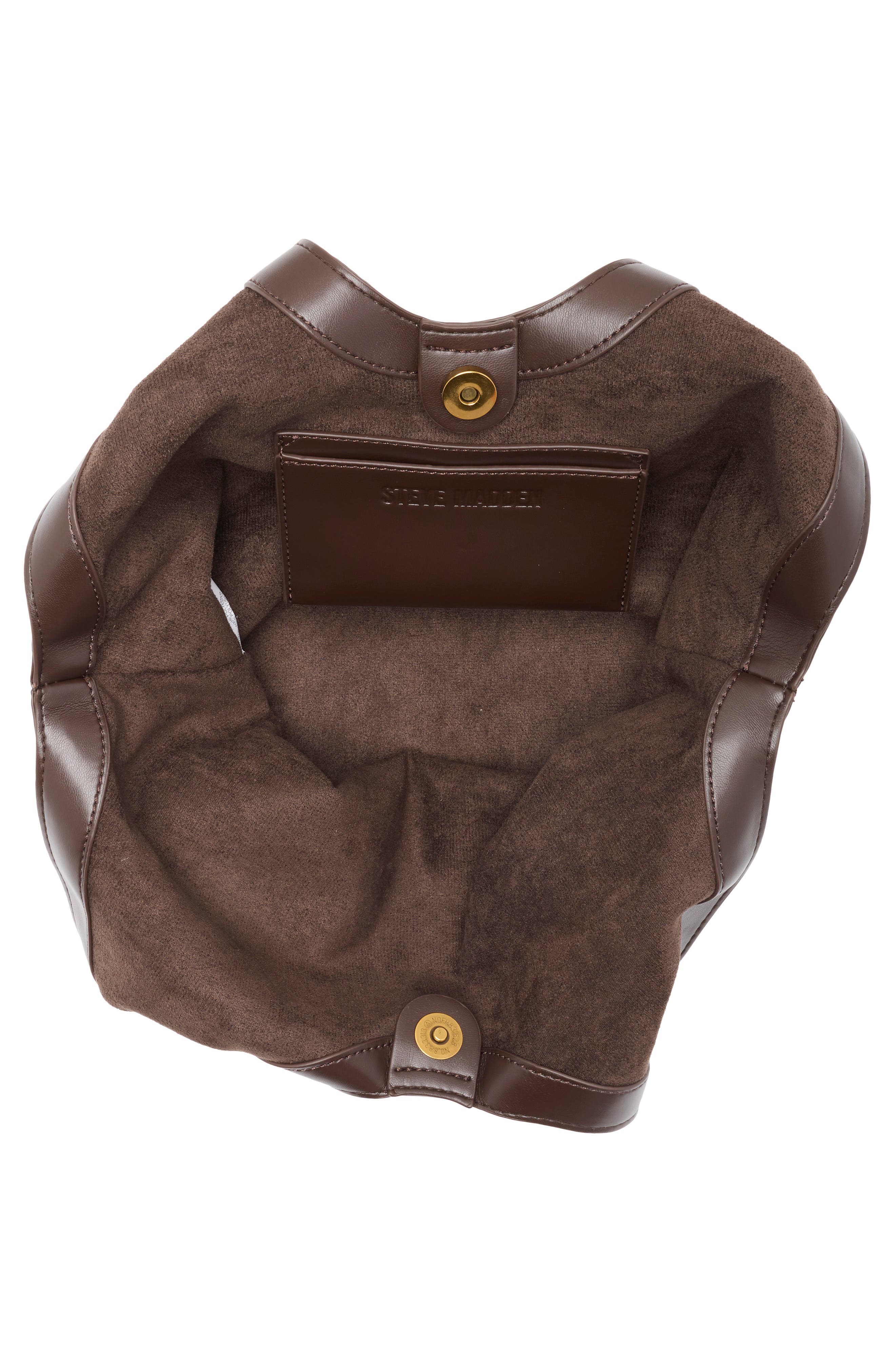 Lillie Faux Suede Shoulder Bag, Alternate, color, CHOCOLATE SUEDE