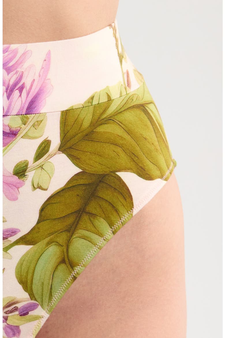 Spring Garden High Waist Lounge Briefs, Alternate, color, SPRING GARDEN