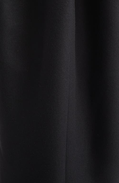 Marni Double Splittable Wool Coat In Black