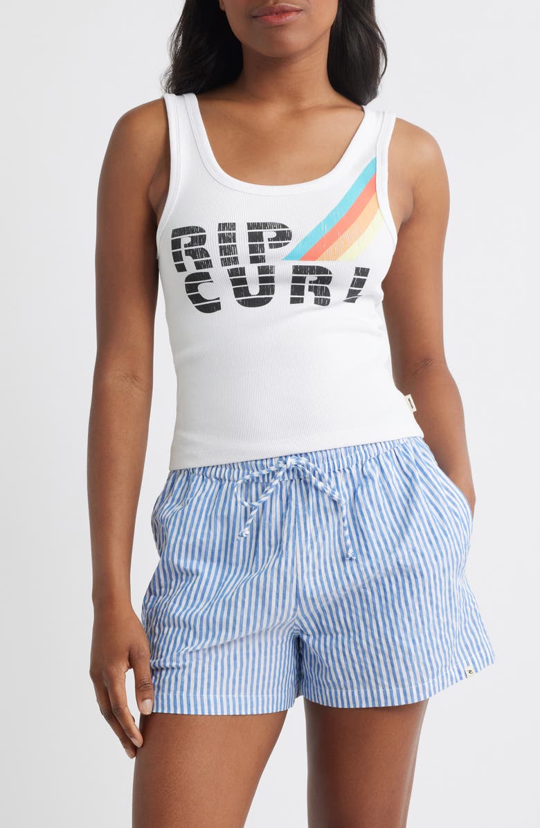 Rip Curl Party Logo Graphic Tank, Main, color, Multi