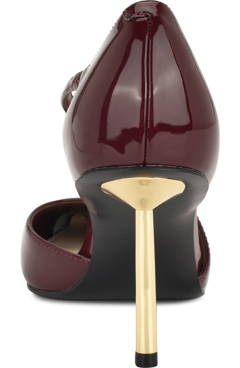 Nine West Dolen Pointed Toe Pump, Alternate, color, Dark Red