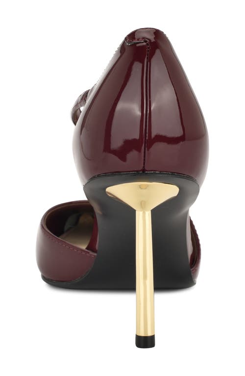 Nine West Dolen Pointed Toe Pump In Red