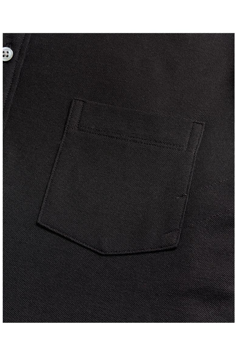 Pensacola Pima Cotton Piqué Polo, Alternate, color, BLACK