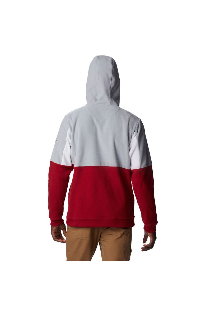 Columbia Men's Columbia Crimson Alabama Crimson Tide Lodge Quarter-Zip Hoodie, Alternate, color, Crimson