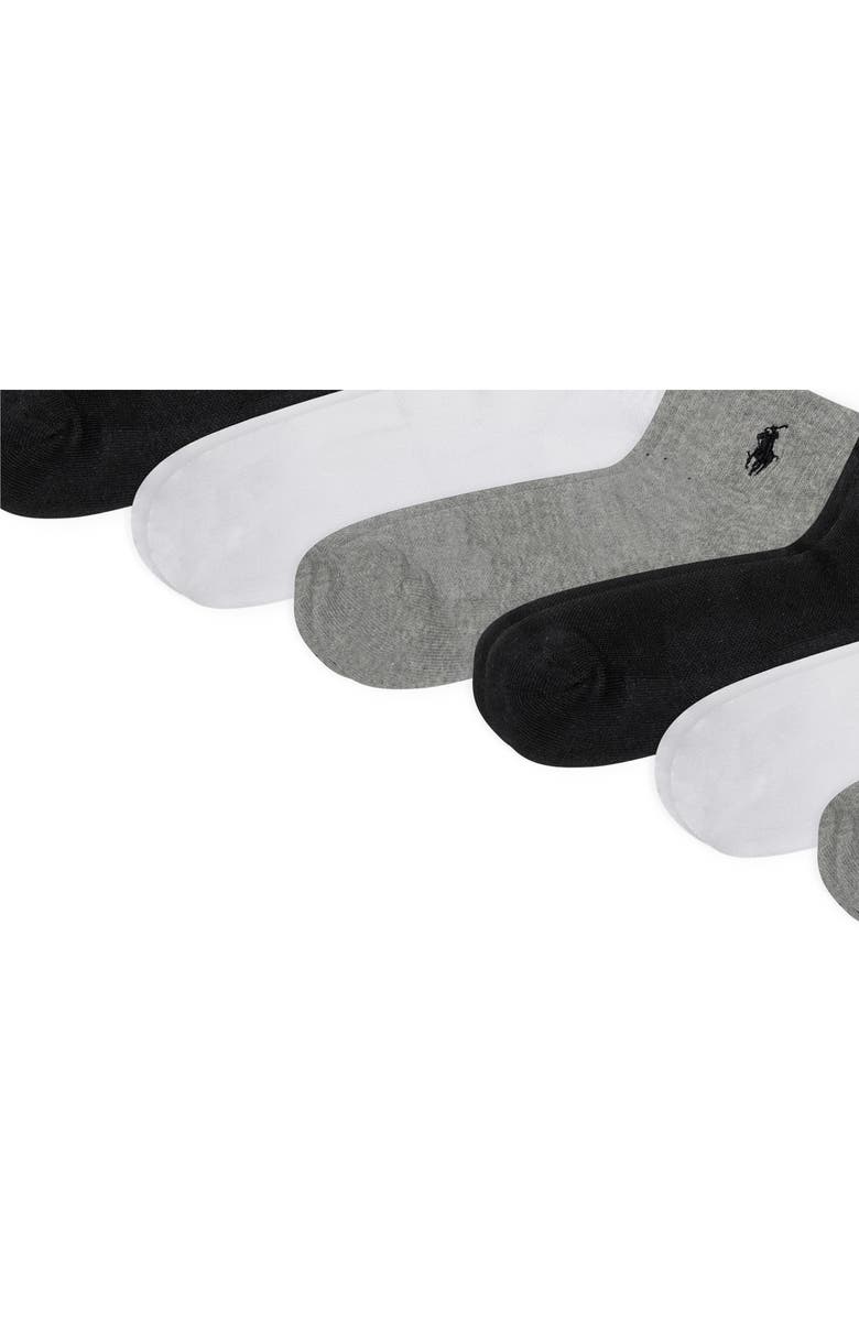 Polo Ralph Lauren 6-Pack Ankle Socks, Alternate, color, 