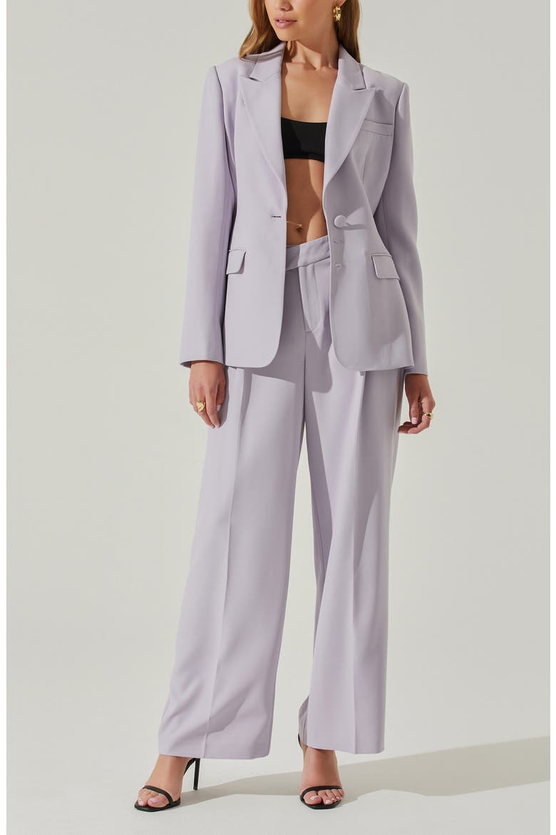 Rubina Pleated Wide Leg Pants, Alternate, color, LAVENDER