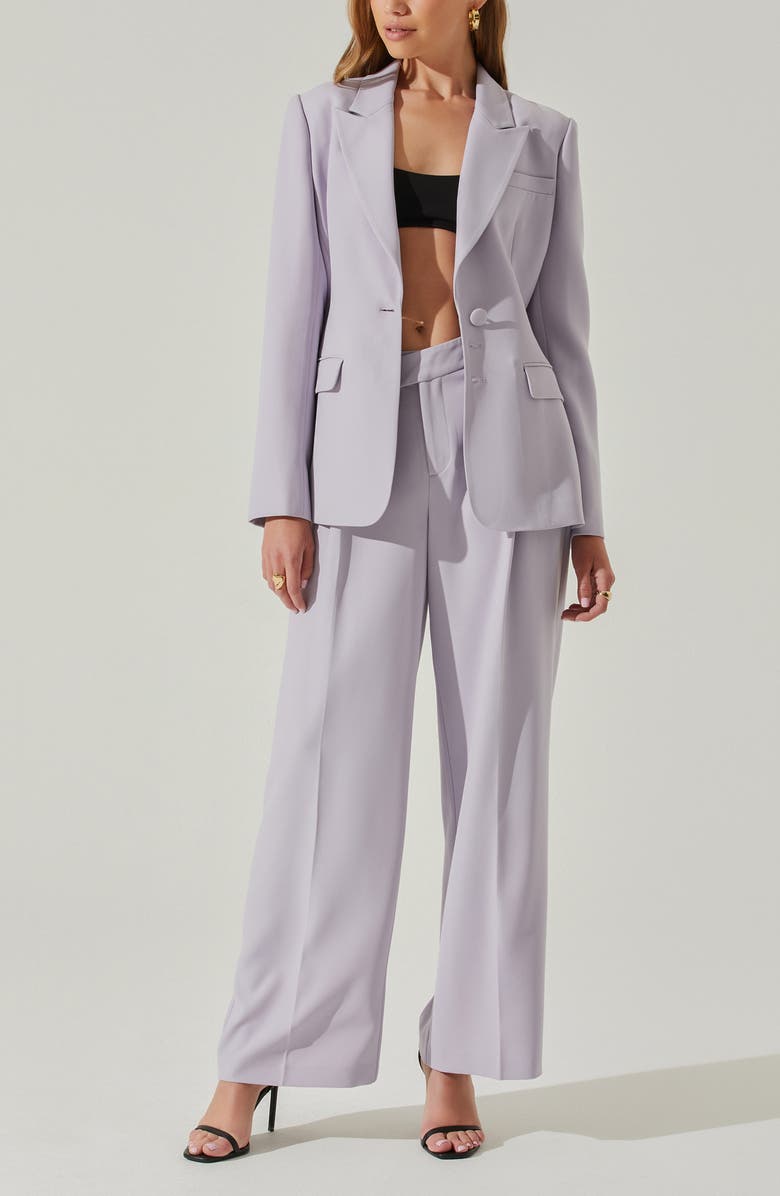 ASTR the Label Rubina Pleated Wide Leg Pants, Alternate, color, Lavender