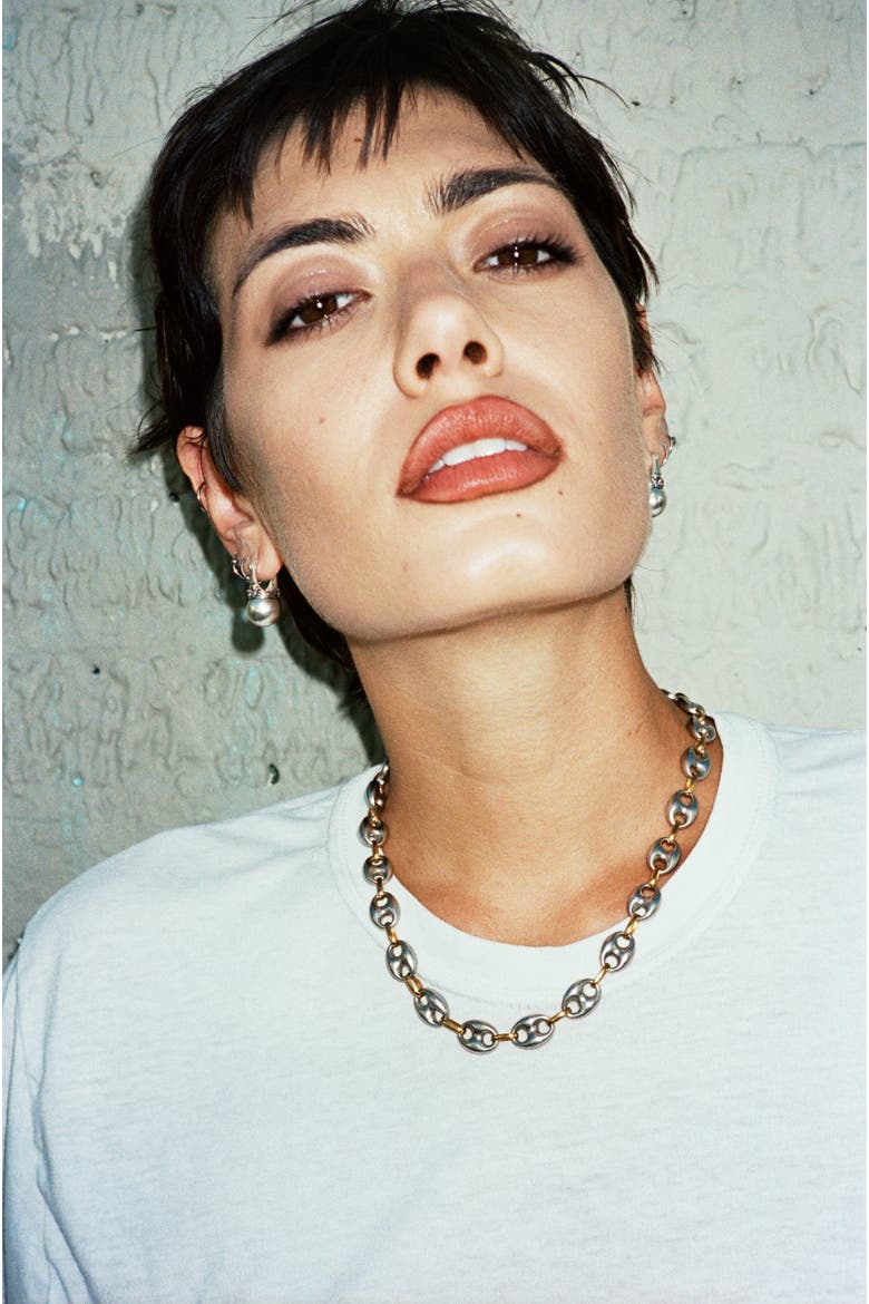 Lekker Necklace II, Alternate, color, Silver- Gold