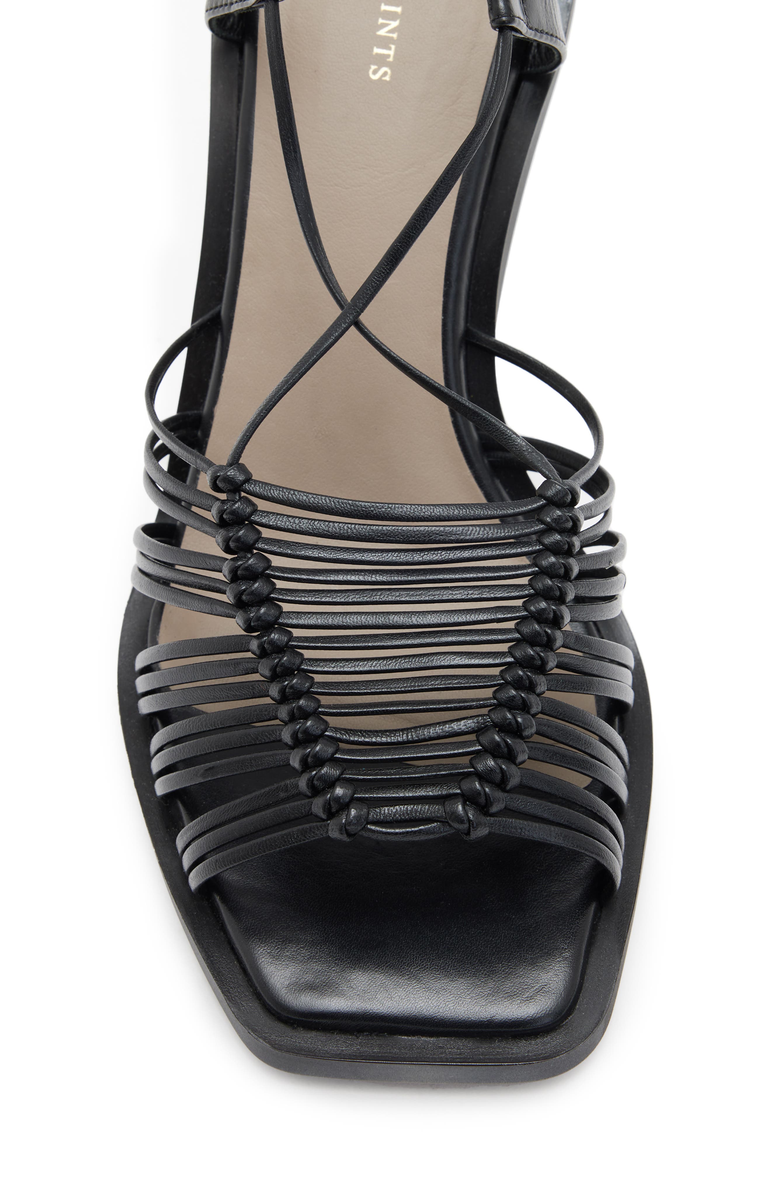 AllSaints Dina Ankle Strap Sandal, Alternate, color, 