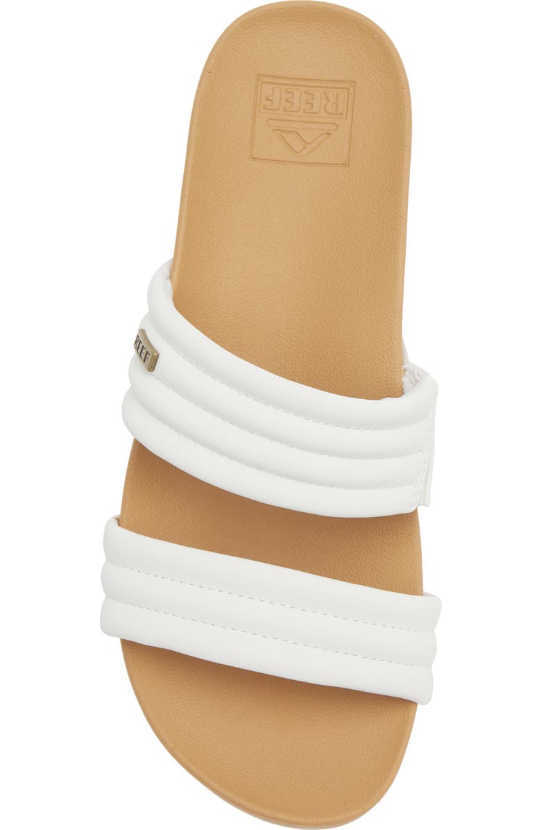 Reef Kaia 2 Bar Slide Sandal, Alternate, color, White
