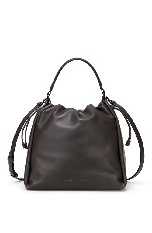 BRUNELLO CUCINELLI BRUNELLO CUCINELLI SOFT LEATHER MELLOW BUCKET BAG 