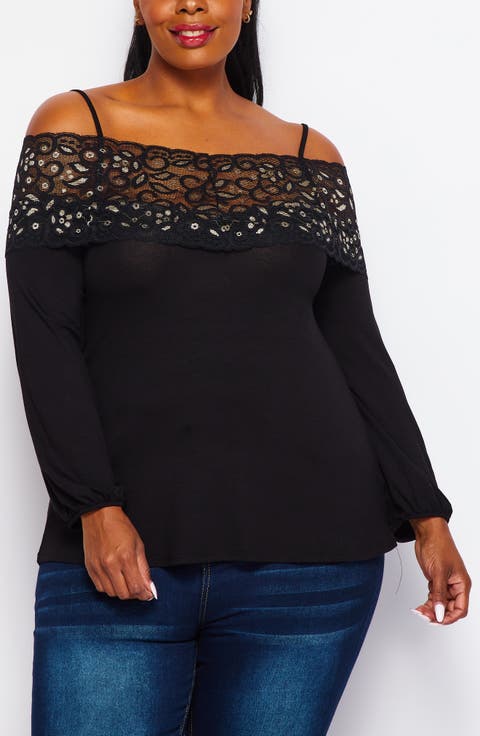 Banded Lace Drop Tunic