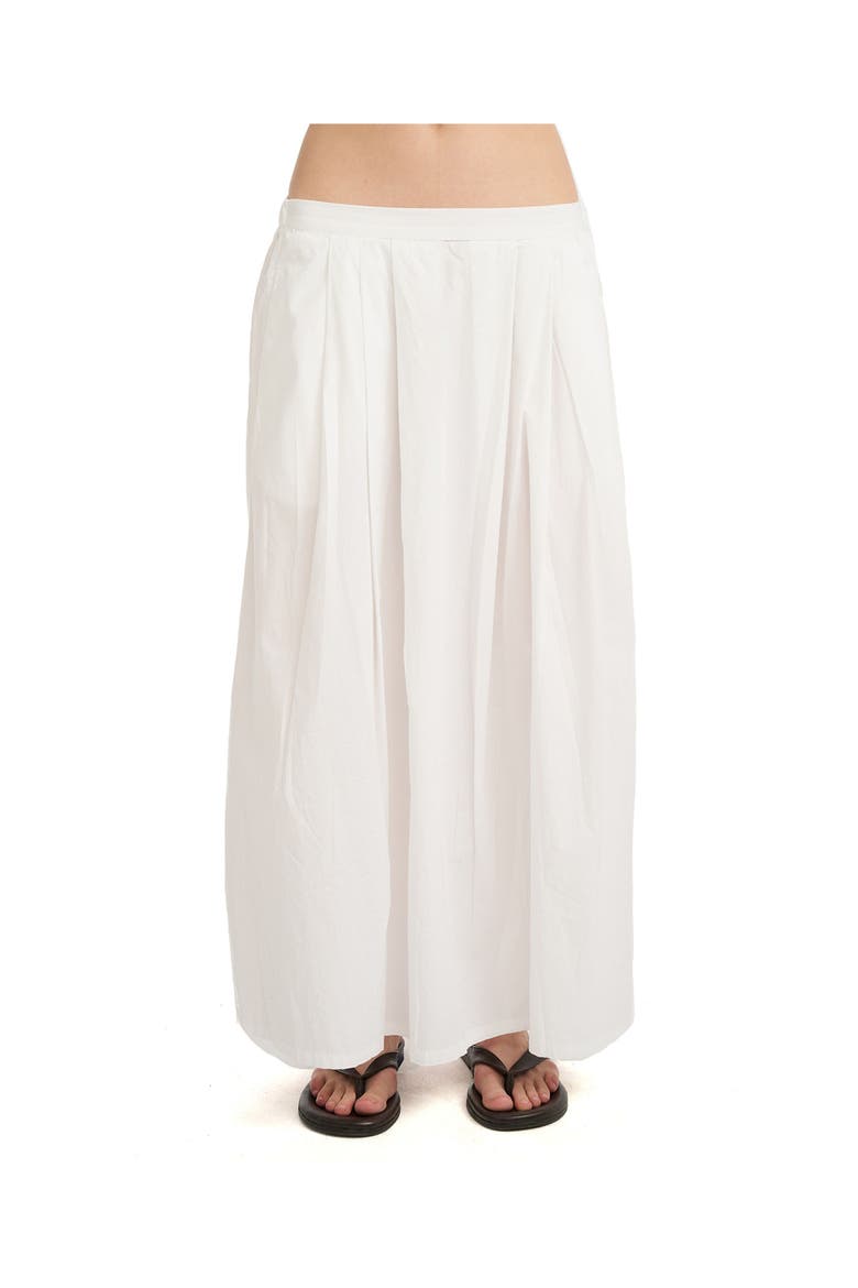 Resort Frank A-Line Skirt Cover-Up, Main, color, White
