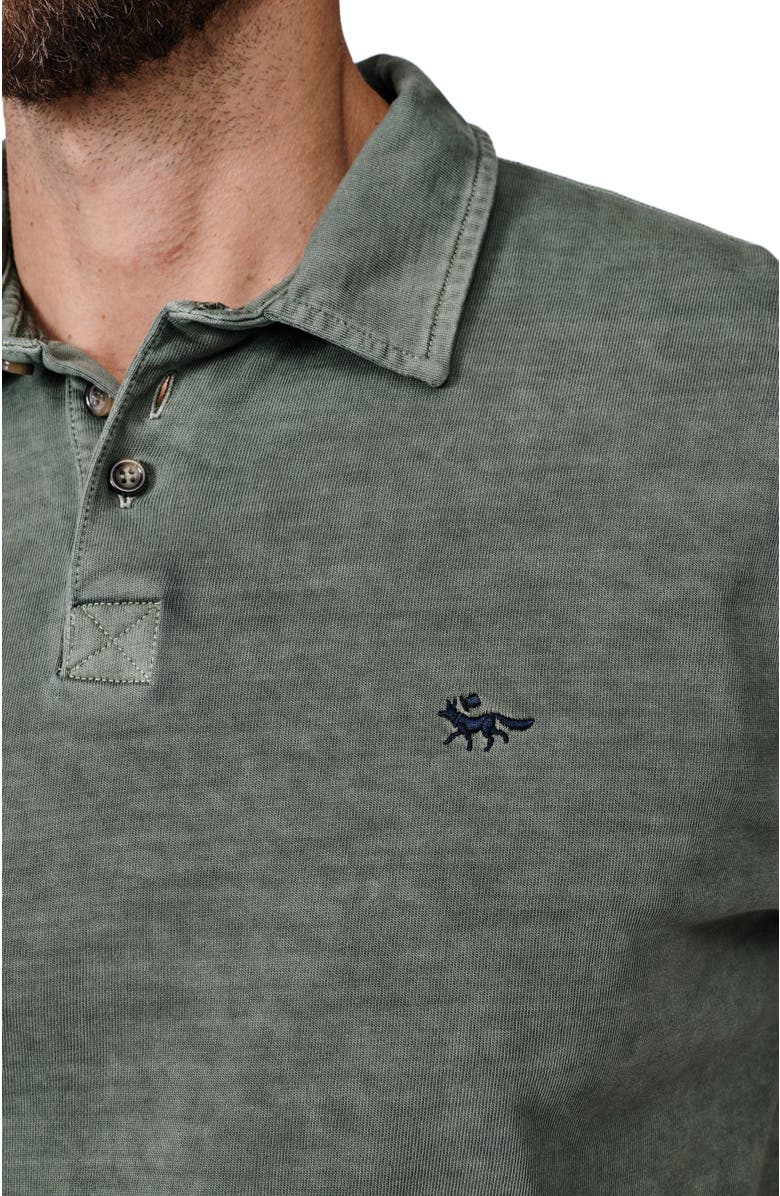 Aubin Arkwright Heavyweight Jersey Polo, Alternate, color, Khaki