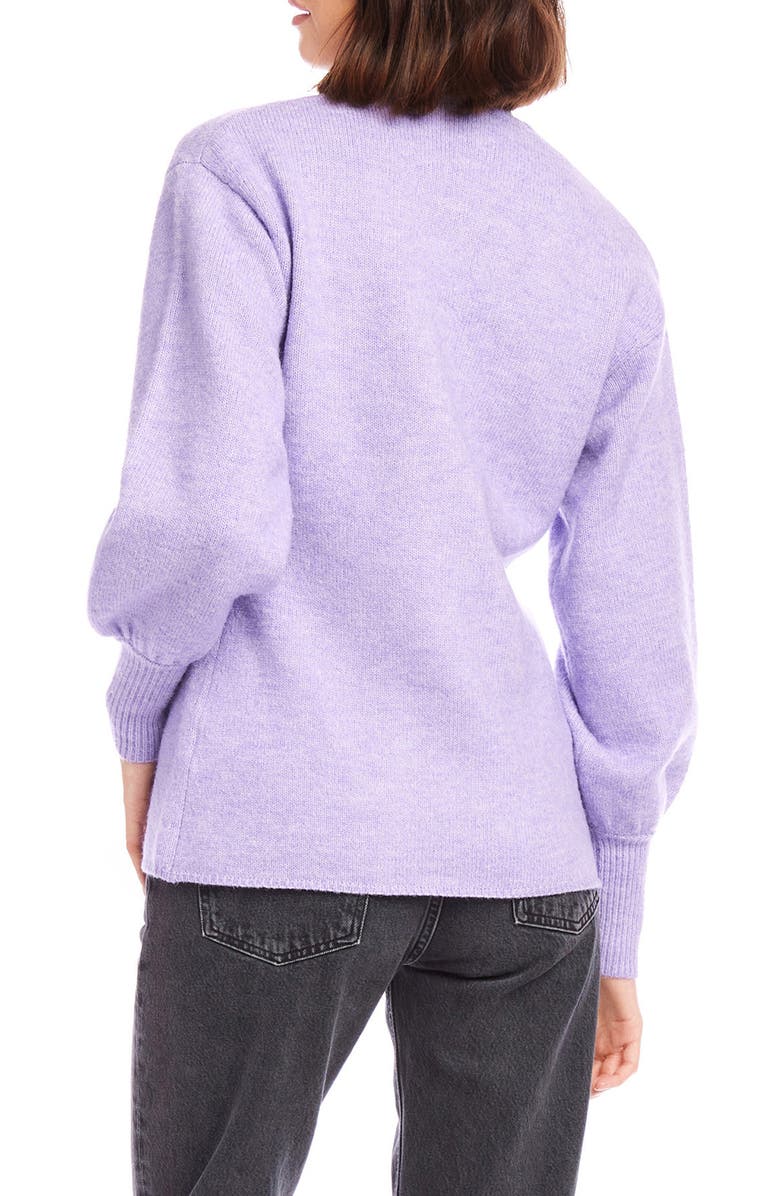 FIFTEEN TWENTY Lucy Double Breasted Cardigan, Alternate, color, Lilac