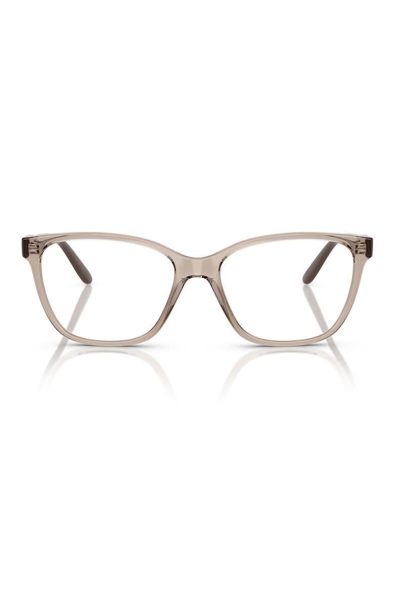 51mm Pillow Optical Glasses, Main, color, BROWN