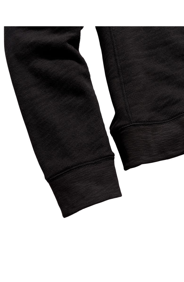 Billy Reid French Terry Hoodie, Alternate, color, Black