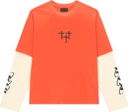 RtA Loris Double Layer Logo Graphic T-Shirt