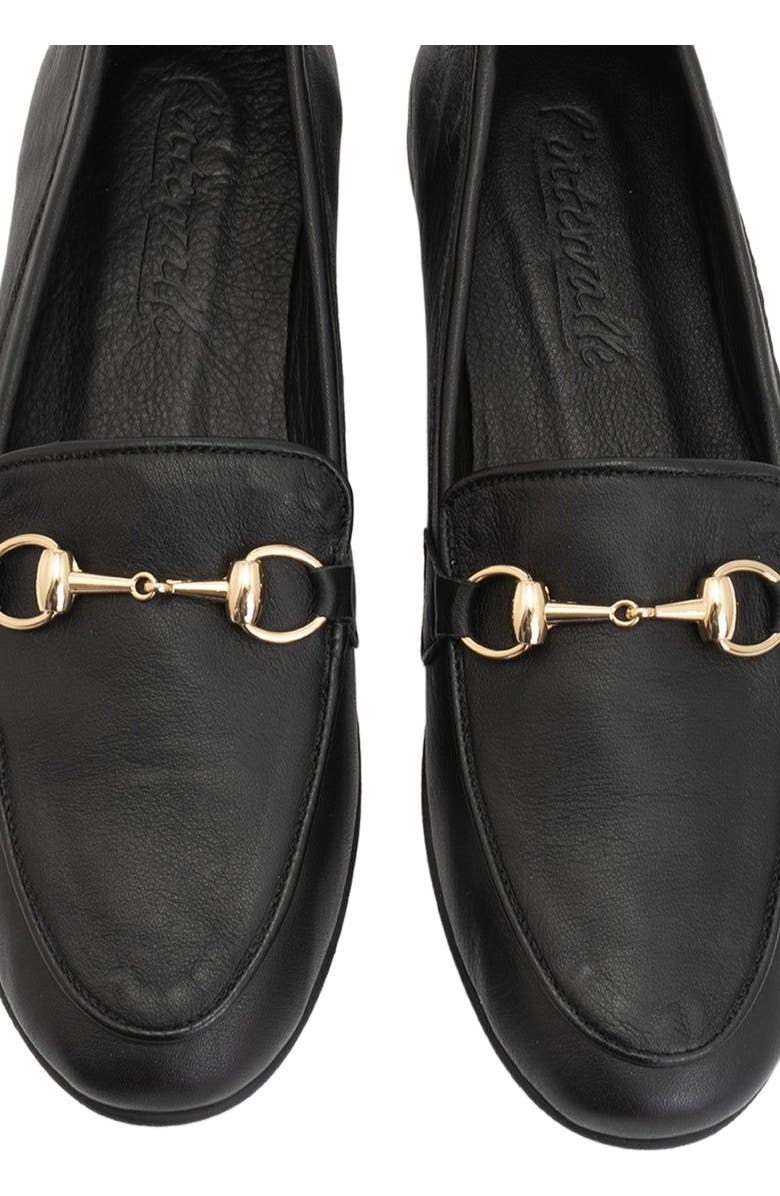 Forever & Always Shoes Rory Leather Bit Loafer, Alternate, color, Black Leather