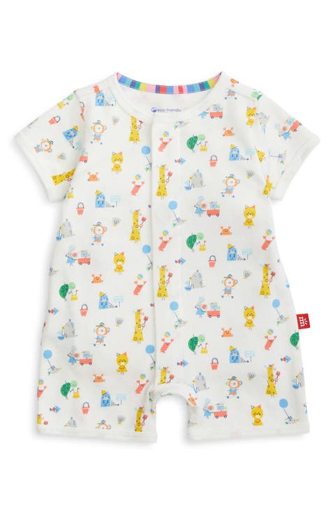 Seaside Sand Squad Organic Cotton Magnetic Romper (Baby)