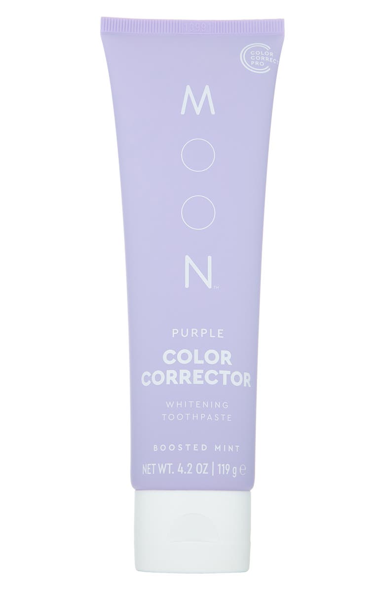 MOON Purple Color Corrector Toothpaste, Main, color, 