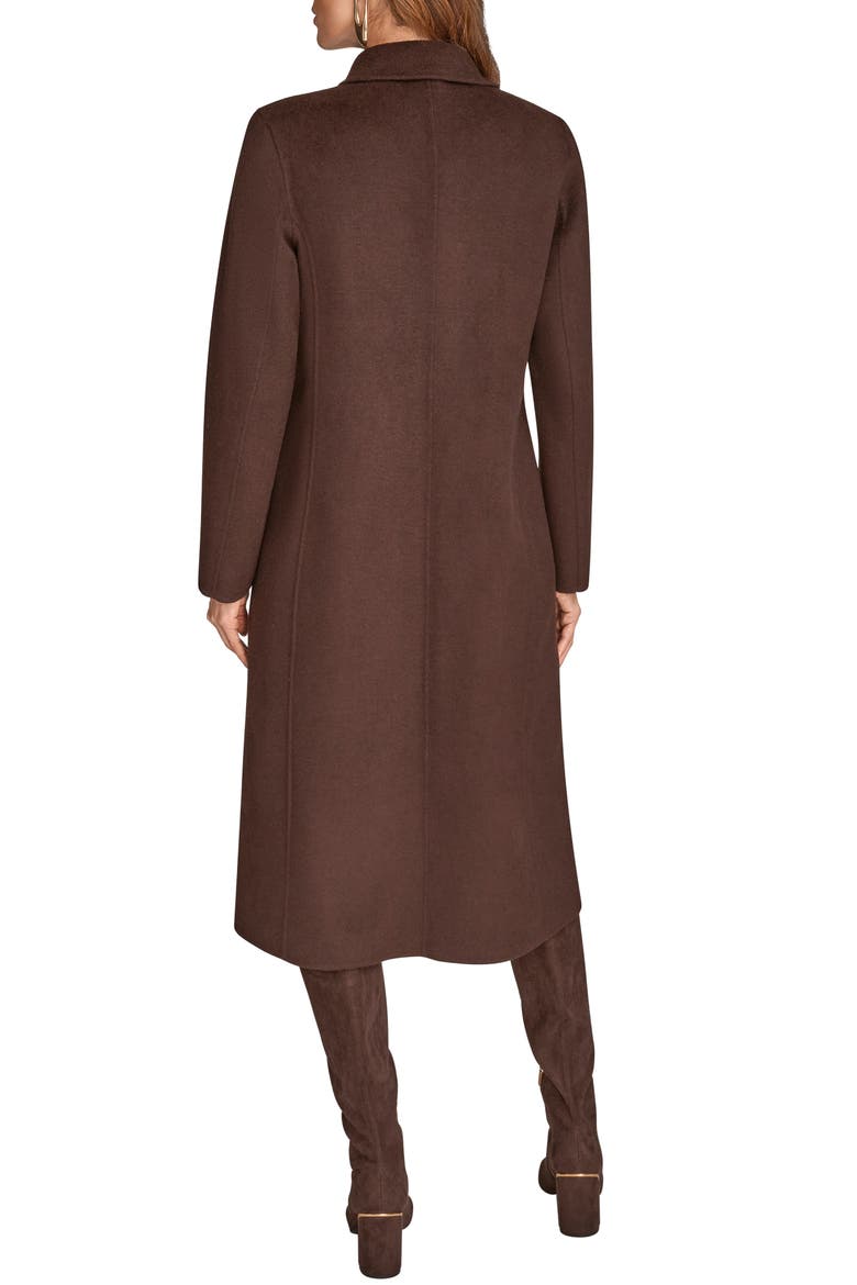 Wool Blend Buckle Coat, Alternate, color, CHOCOLATE