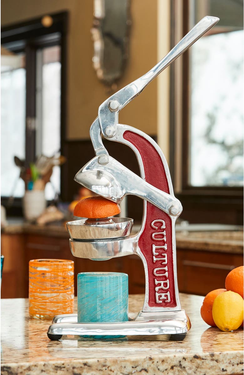 Verve Culture Citrus Juicer - Small, Alternate, color, Red