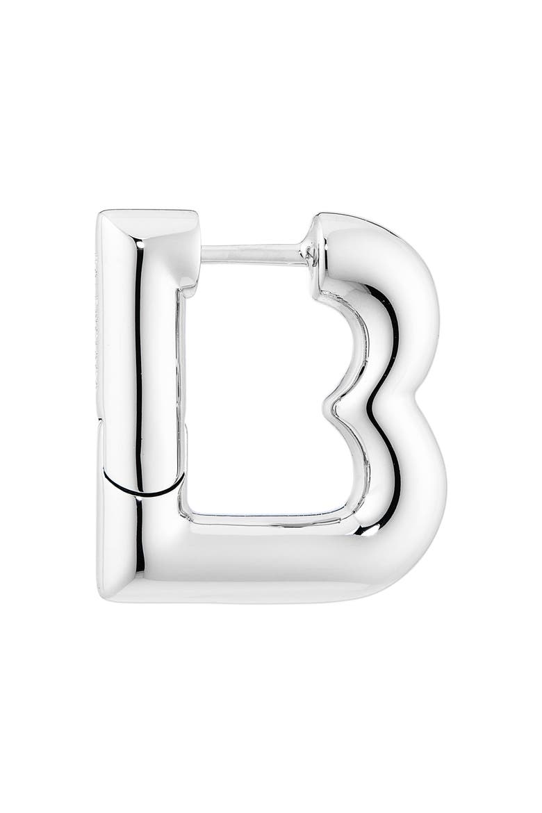 Eisa B XS Hoop Earrings, Alternate, color, SHINY SILVER 0926