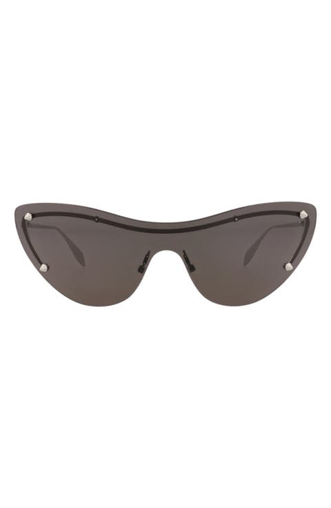 Oversize Cat Eye Shield Sunglasses