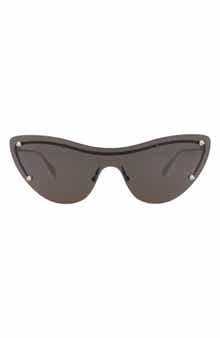 Oversize Cat Eye Shield Sunglasses