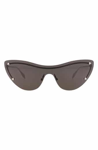 Oversize Cat Eye Shield Sunglasses
