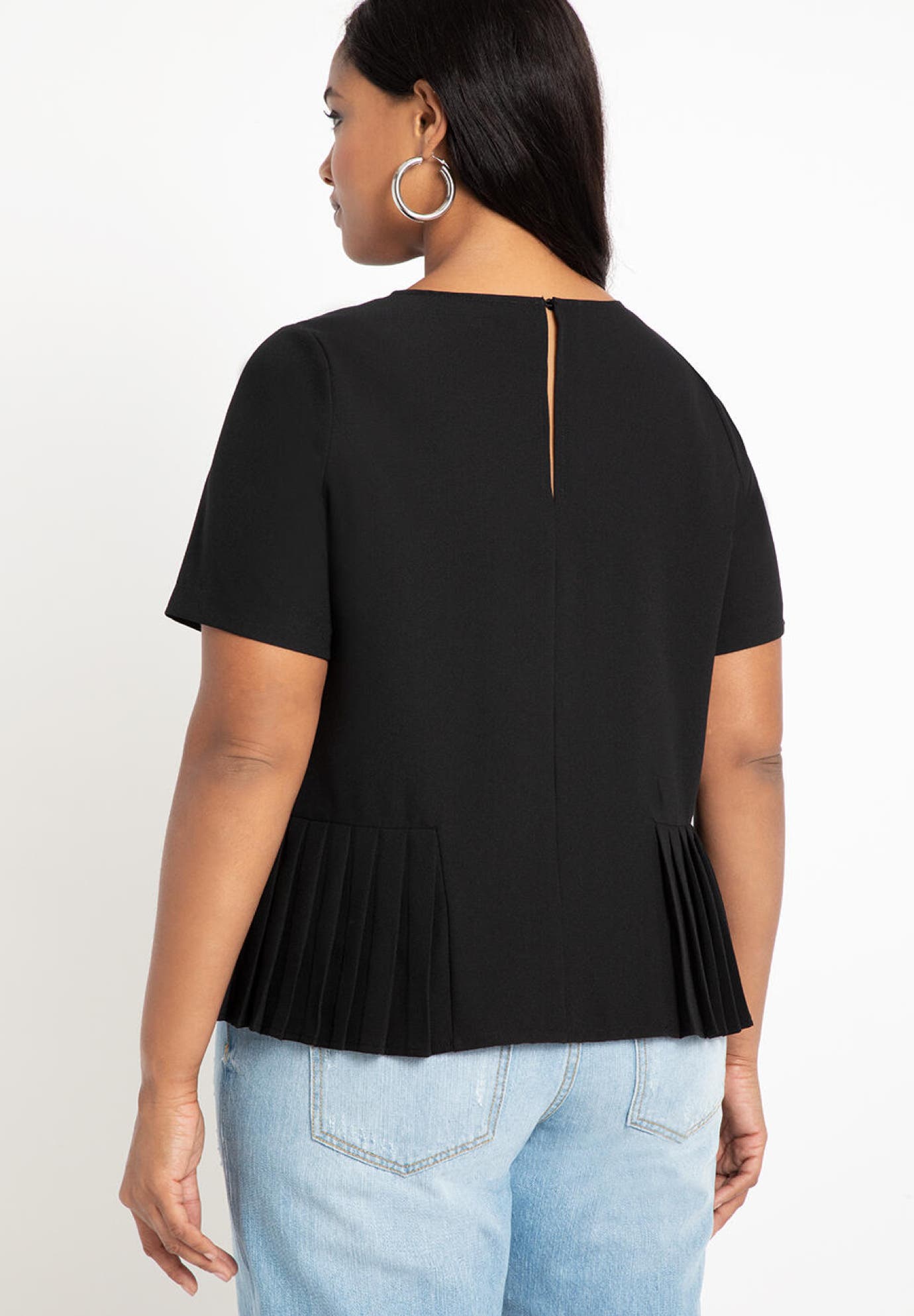 Pleated Hem Top - image 2