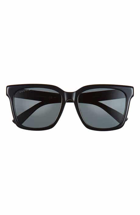 56mm Polarized Square Sunglasses
