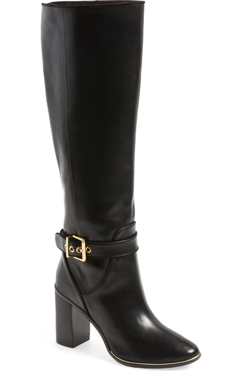 Ted Baker London 'Niida' Knee High Ankle Strap Boot, Main, color,
