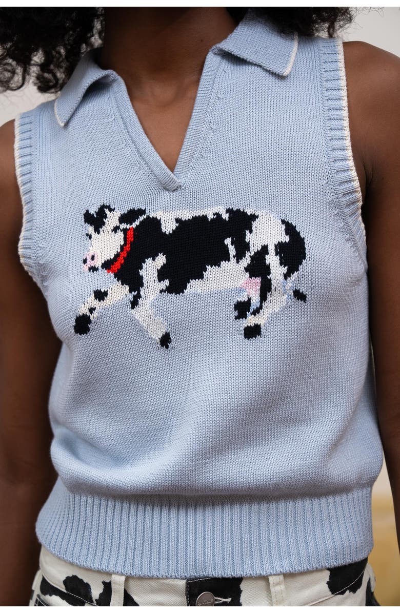 RACHEL ANTONOFF Bessie Polo, Alternate, color, Pale Blue