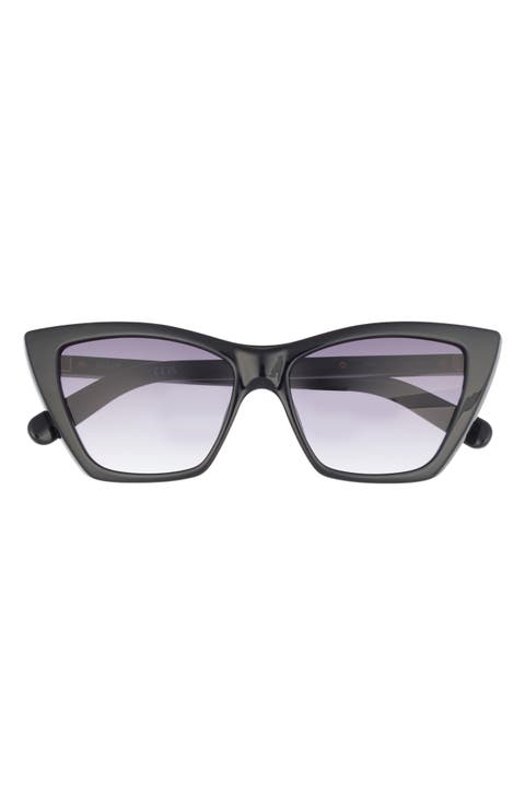 Set in Stone 55mm Cat Eye Sunglasses