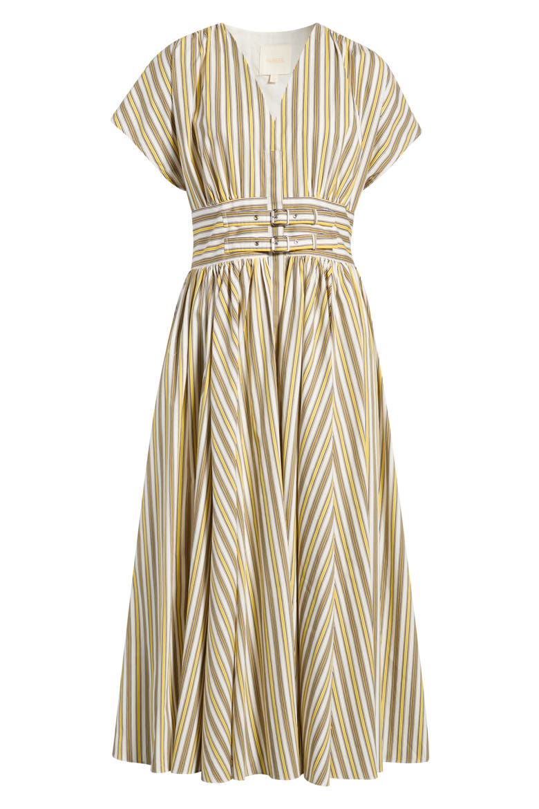The Julianne Belted Maxi Dress, Alternate, color, BRIGHT WHITE/ULTRA WHITE