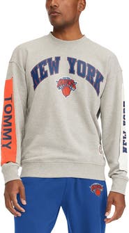 TOMMY JEANS Men's Tommy Jeans Gray New York Knicks James Patch Pullover Sweatshirt