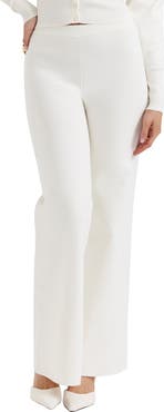HOUSE OF CB Vanna Cotton Blend Flare Pants