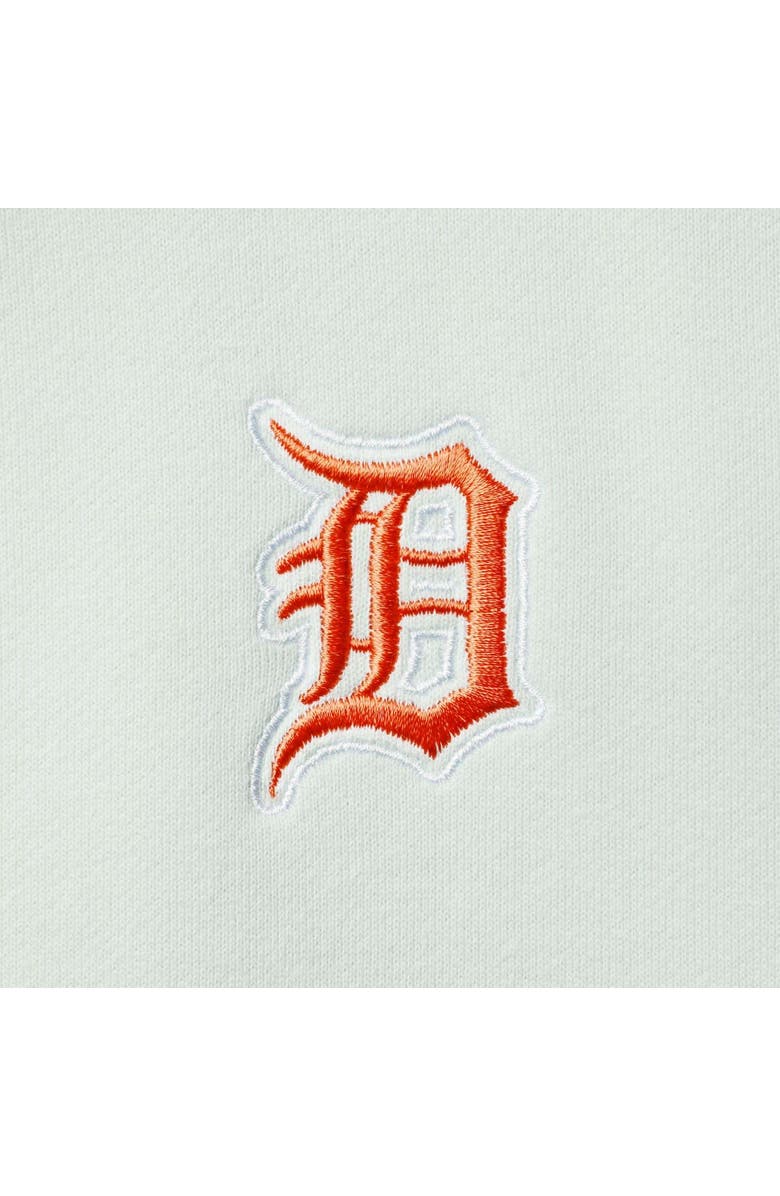 THE WILD COLLECTIVE Women's The Wild Collective Light Blue Detroit Tigers Two-Hit Quarter-Zip Pullover Top, Alternate, color,