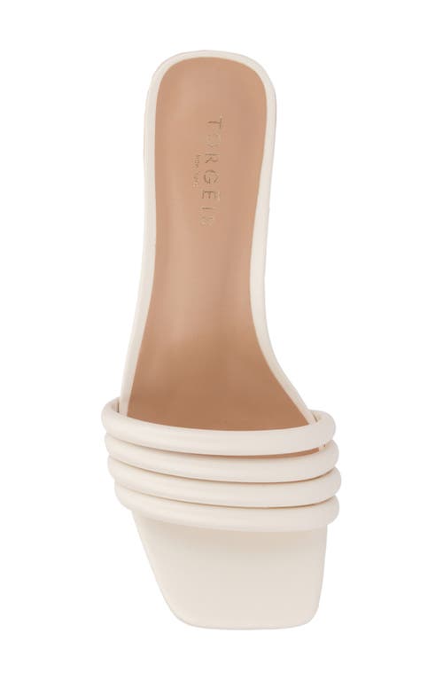 Torgeis Janine Slide Sandal In Beige