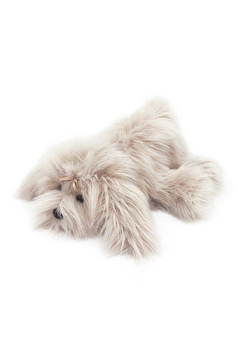Schannel Lux Shih Tzu Dog Stuffed Animal, Main, color, GREY