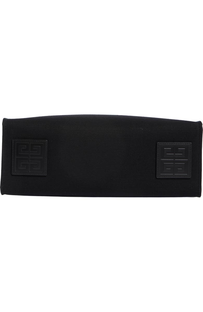 Givenchy Logo Print Medium Tote Shoulder Bag, Alternate, color, Black