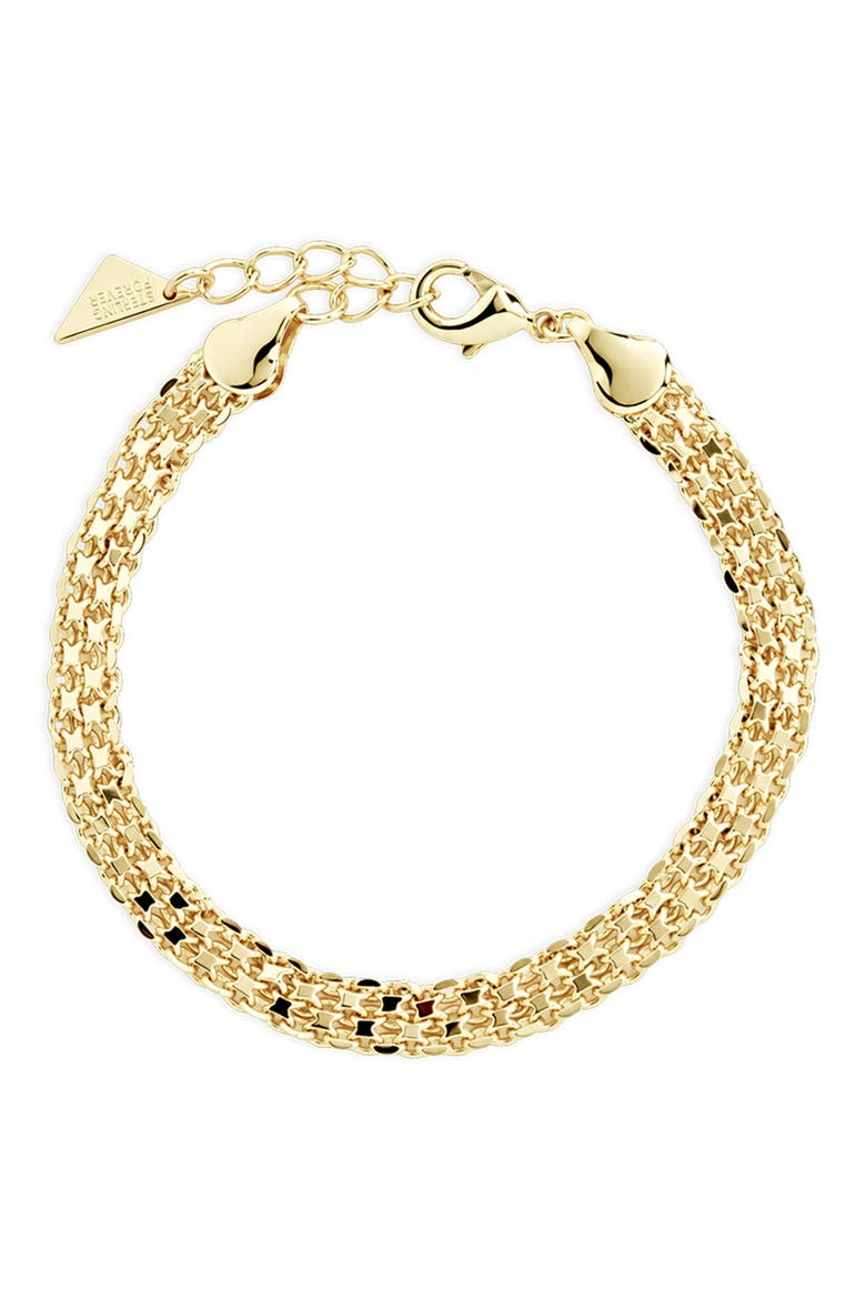 Textured Rope Chain Bracelet, Main, color, GOLD
