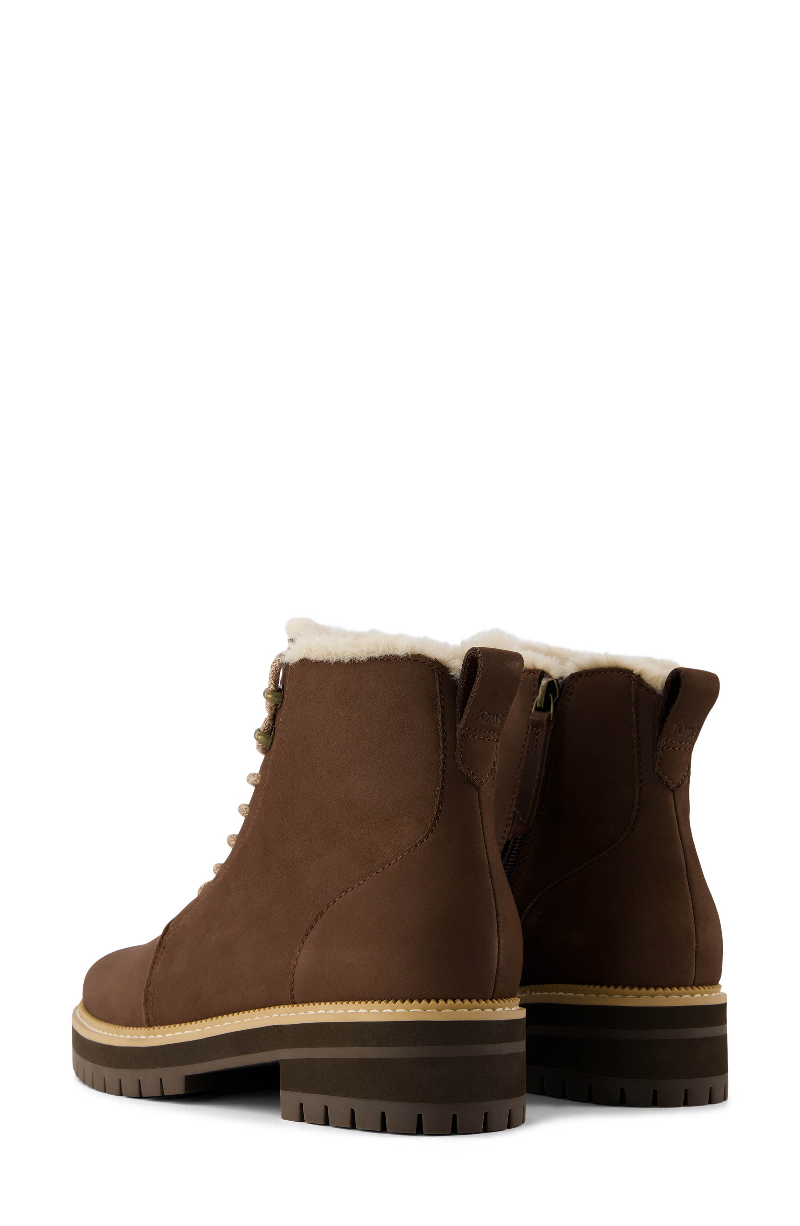 TOMS Wylder Boot, Alternate, color, Dark Brown