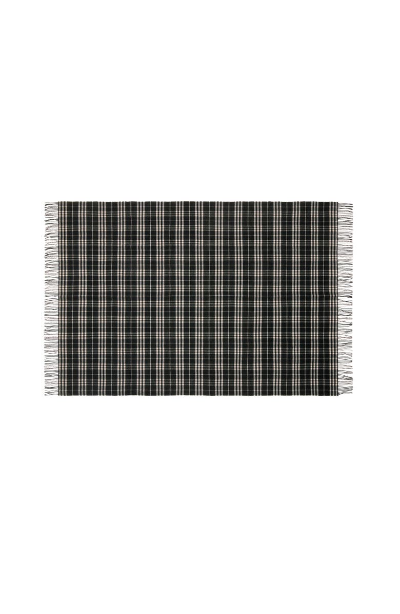 Burberry Check Wool Cashmere Blanket, Alternate, color, Black/Calico